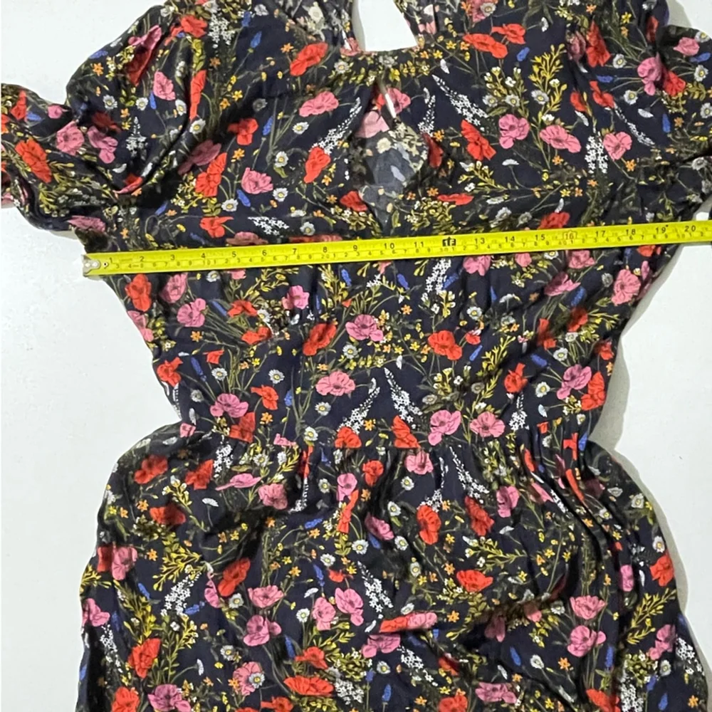 banana republic mini Floral Long Sleeve Dress - Picture 4 of 7